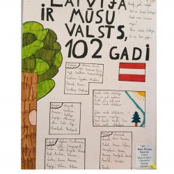 Rīgas izglītības iestāžu vizuālās mākslas plakātu konkurss “Latvija Tava un Mana” digitālā izstāde