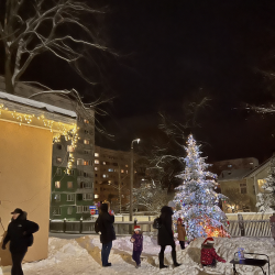 Svētku eglītes izgaismošanas pasākums