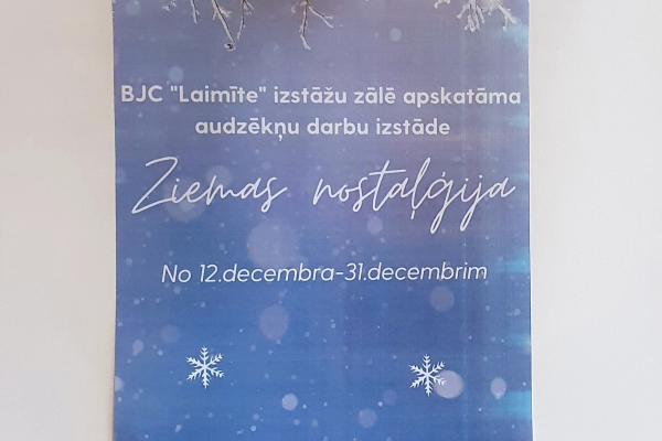 Ieskats izstādē “Ziemas nostaļģija”